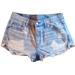 🦅AEO Tom Girl Shortie Jean Shorts. Women's Size: W10x02L. (NWOT)